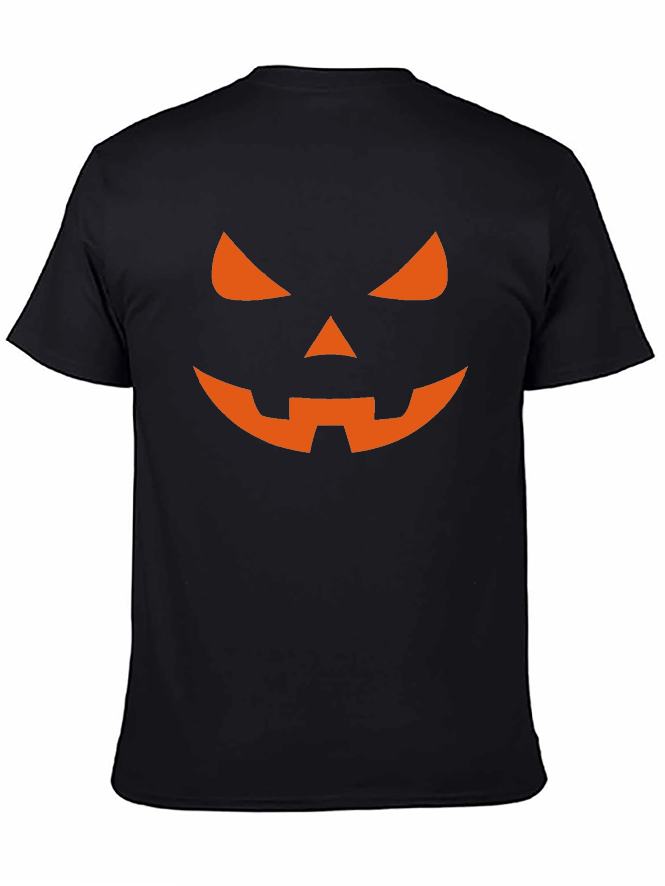 Camiseta Halloween Hombre - Calabaza Naranja