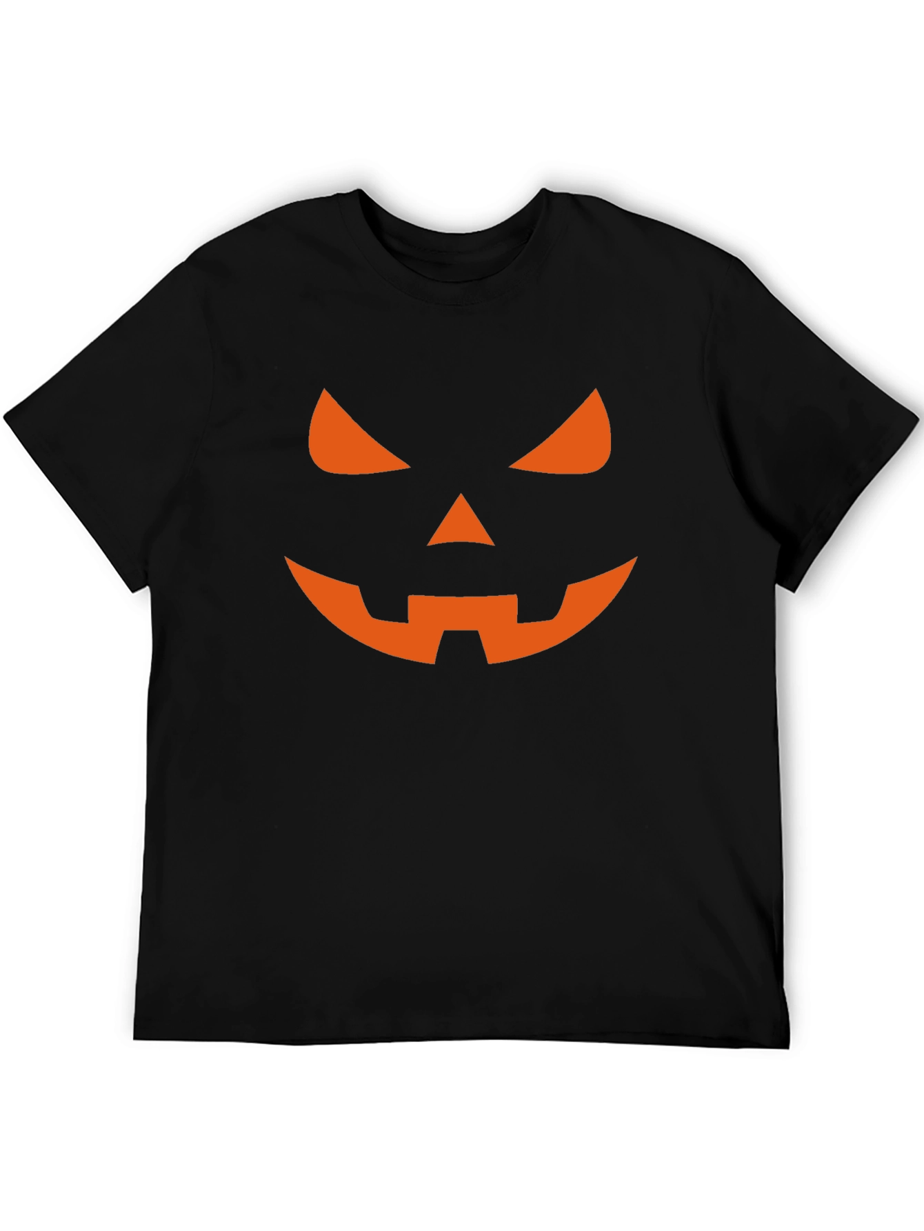Camiseta Halloween Hombre - Calabaza Naranja