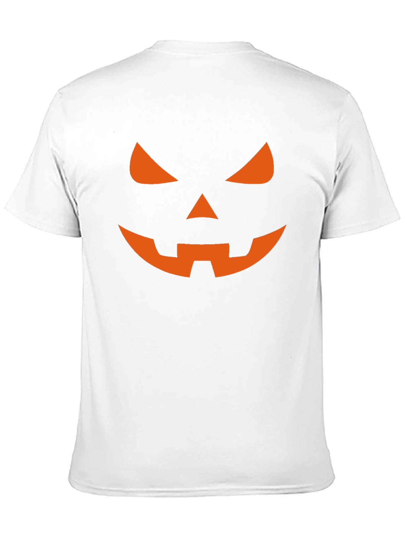 Camiseta Halloween Hombre - Calabaza Naranja