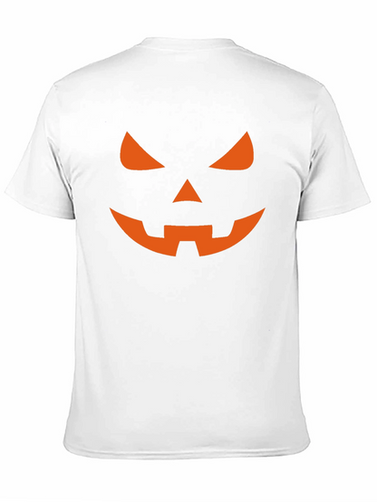 Camiseta Halloween Hombre - Calabaza Naranja