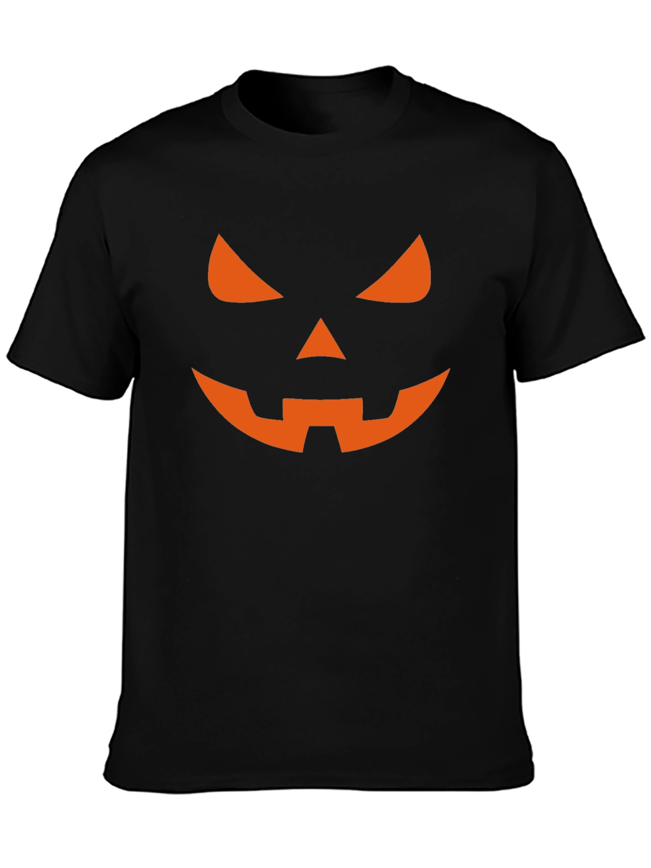 Camiseta Halloween Hombre - Calabaza Naranja