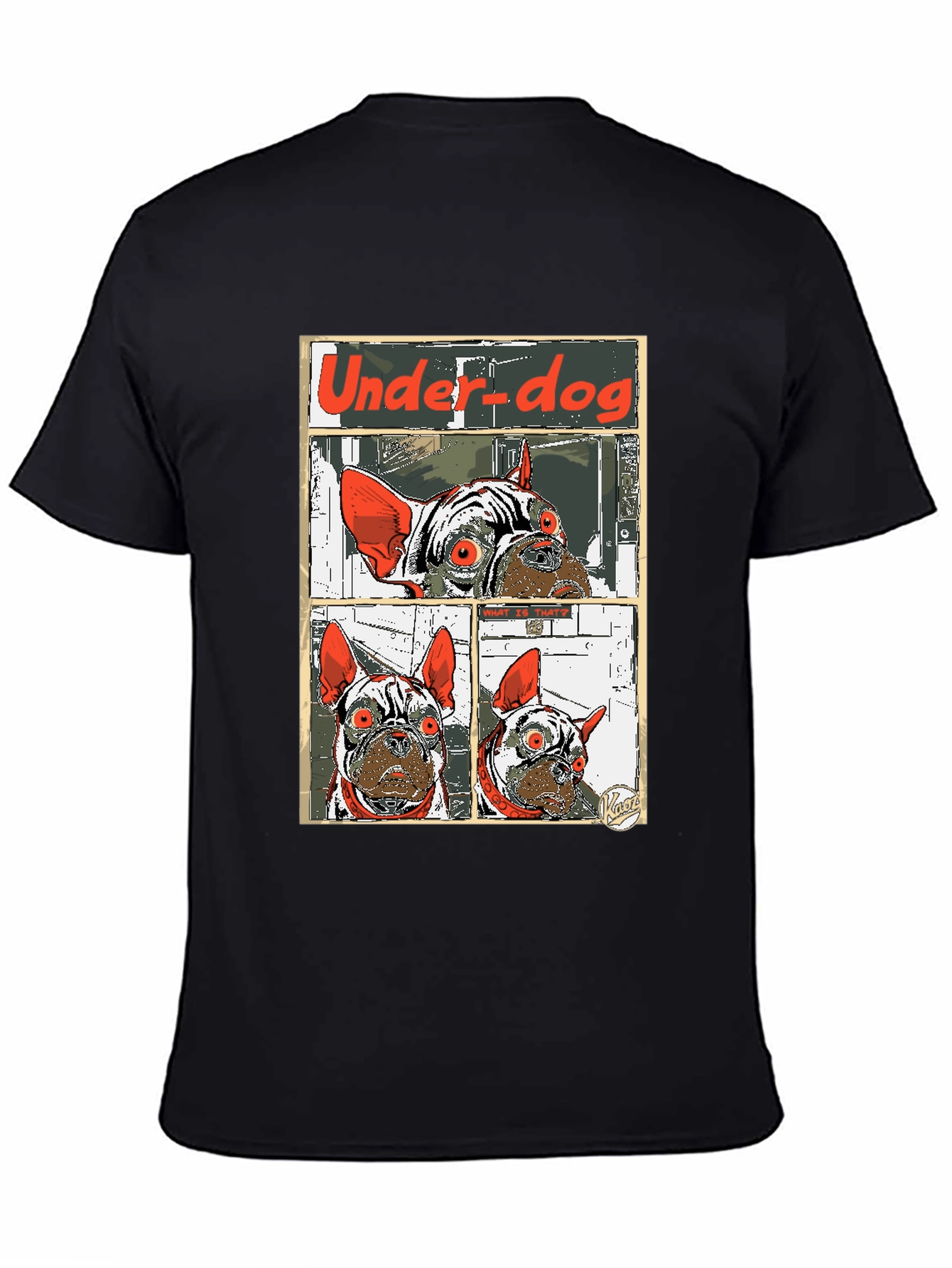 Camiseta Under-dog con diseño de bulldog francés