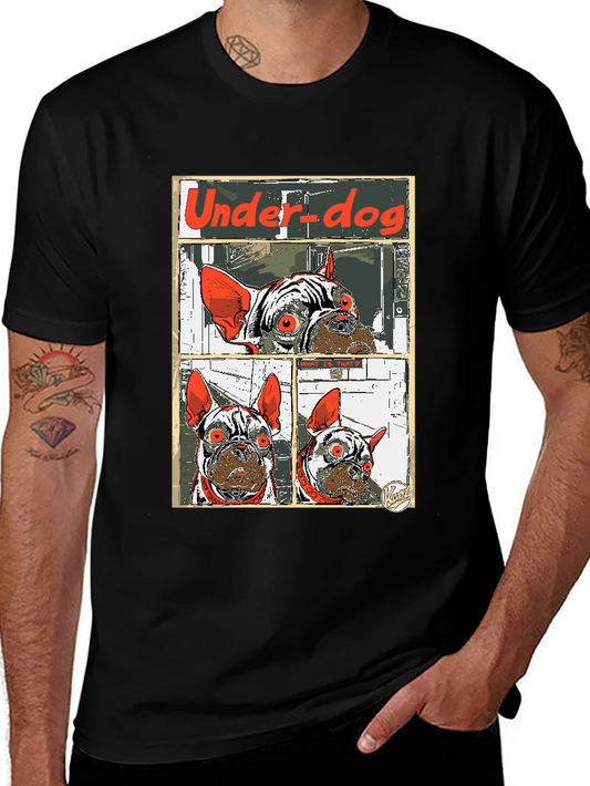 Camiseta Under-dog con diseño de bulldog francés
