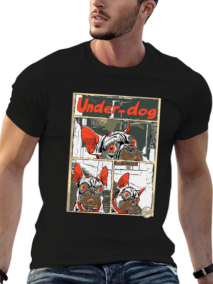 Camiseta Under-dog con diseño de bulldog francés
