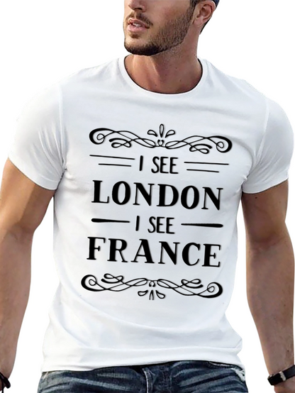 Camiseta Negra I See London I See France