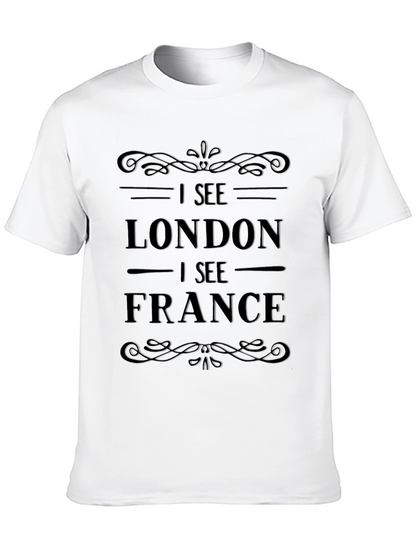 Camiseta Negra I See London I See France