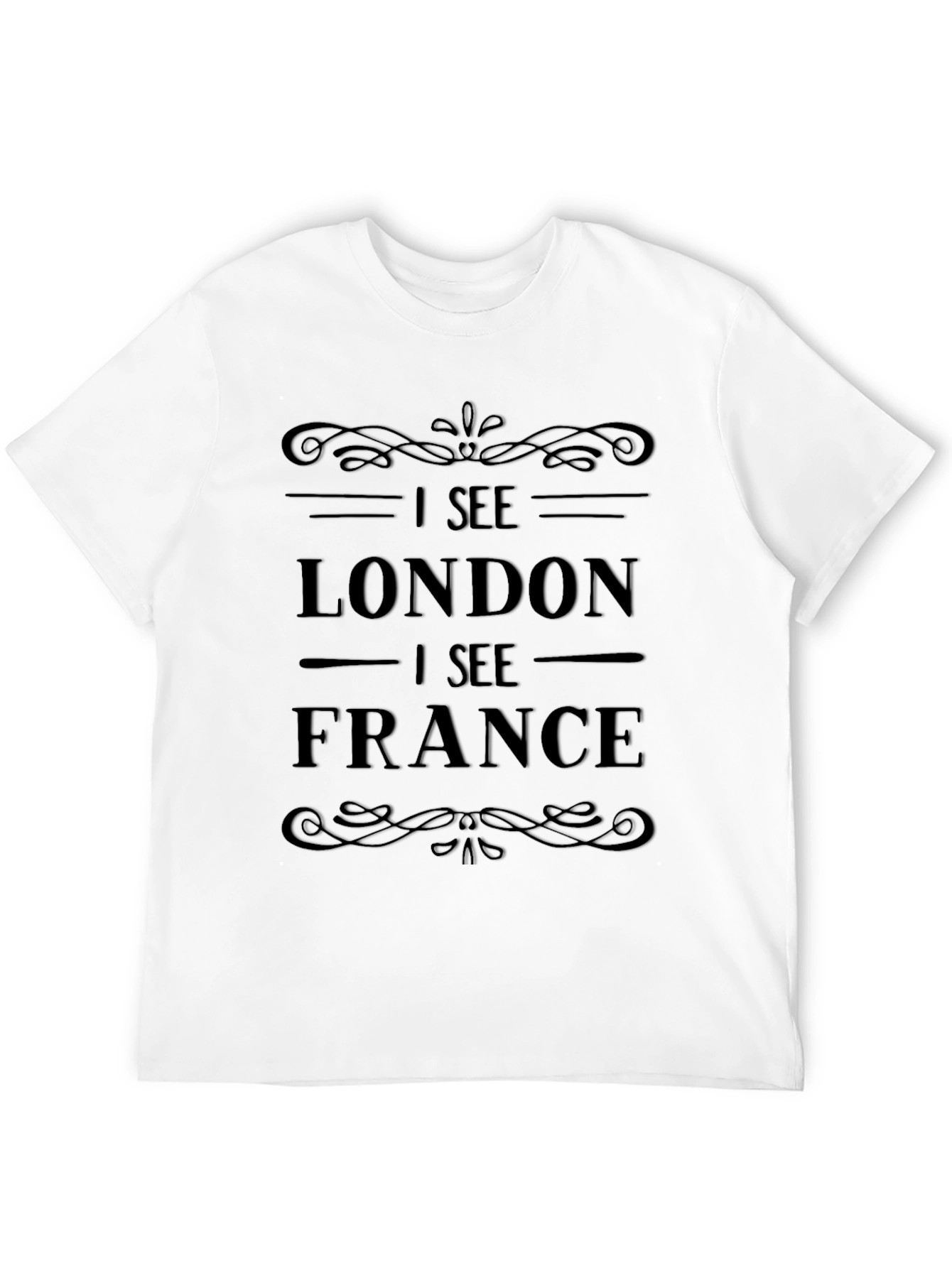 Camiseta Negra I See London I See France