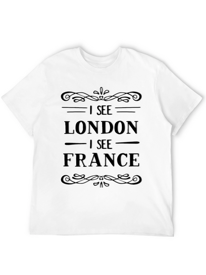 Camiseta Negra I See London I See France