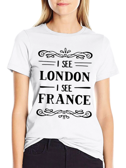 Camiseta Negra I See London I See France