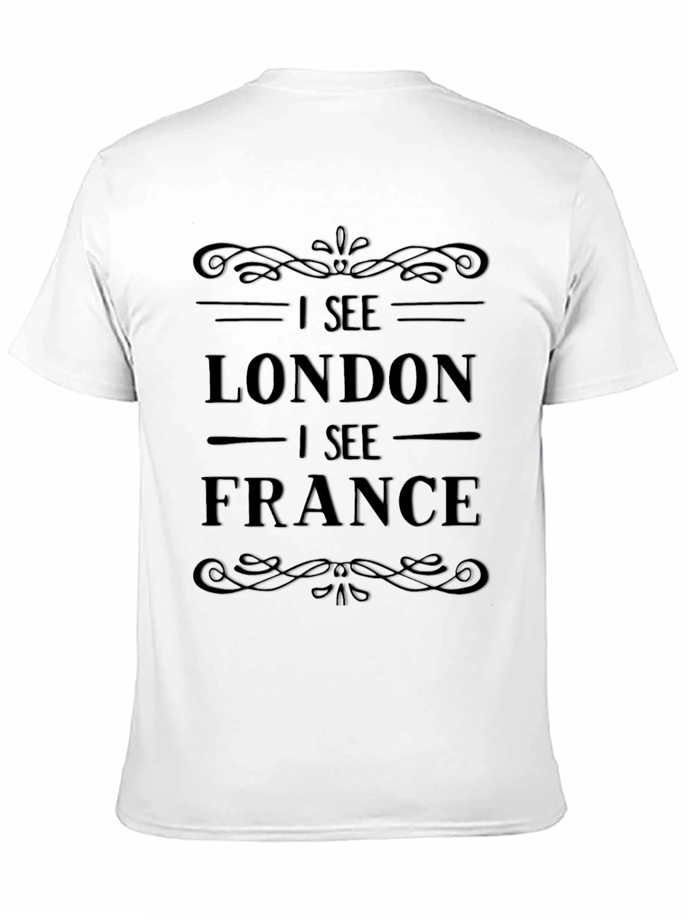 Camiseta Negra I See London I See France