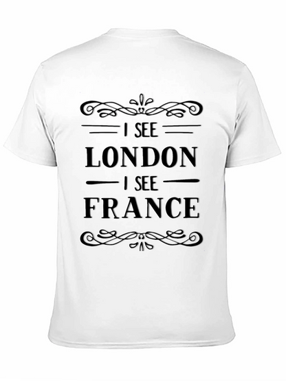 Camiseta Negra I See London I See France