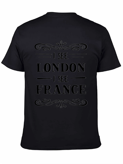 Camiseta Negra I See London I See France