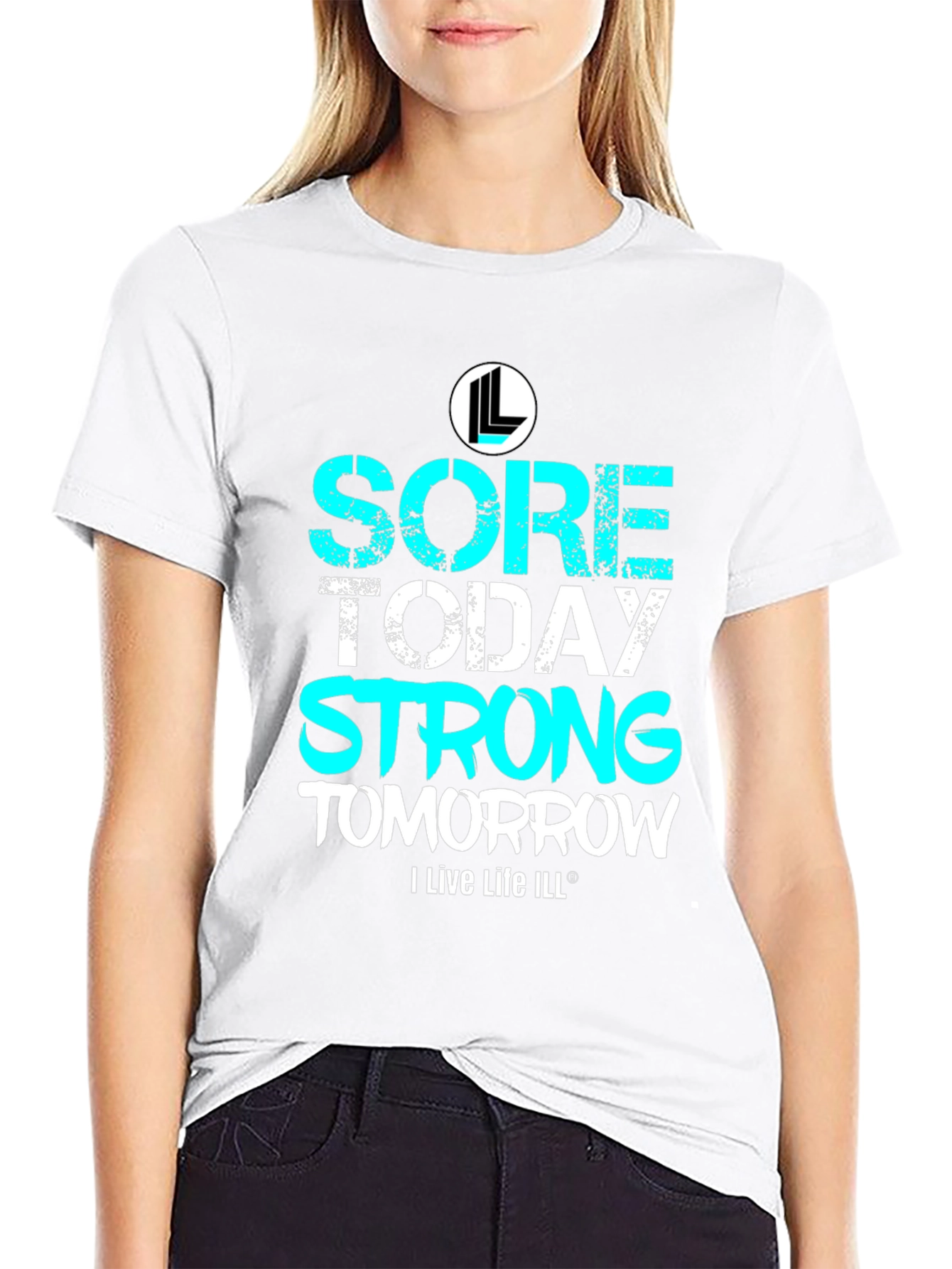 Camiseta Deportiva Sore Today Strong Tomorrow
