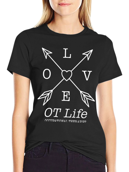 Camiseta LOVE OT Life - Terapeuta Ocupacional