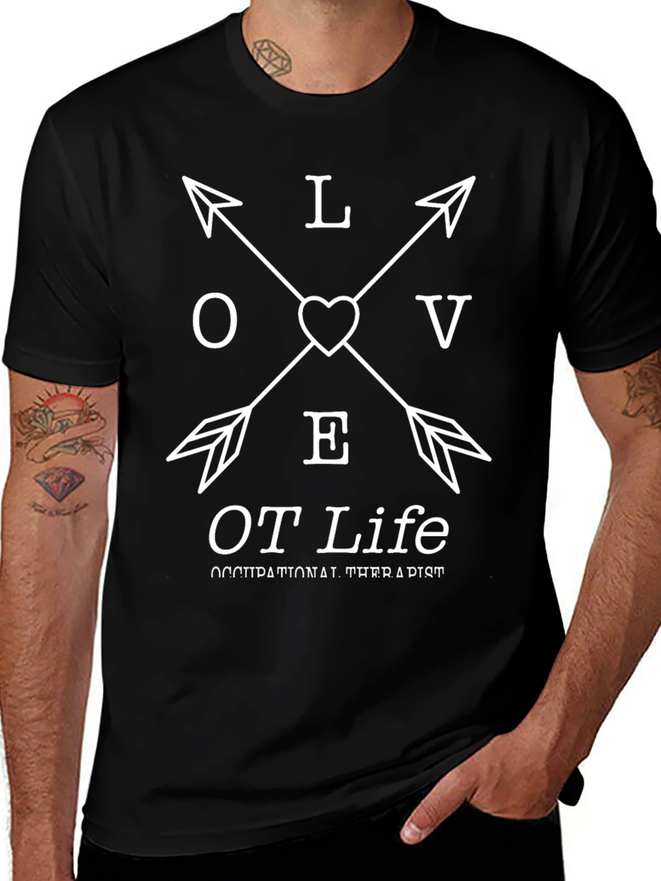 Camiseta LOVE OT Life - Terapeuta Ocupacional