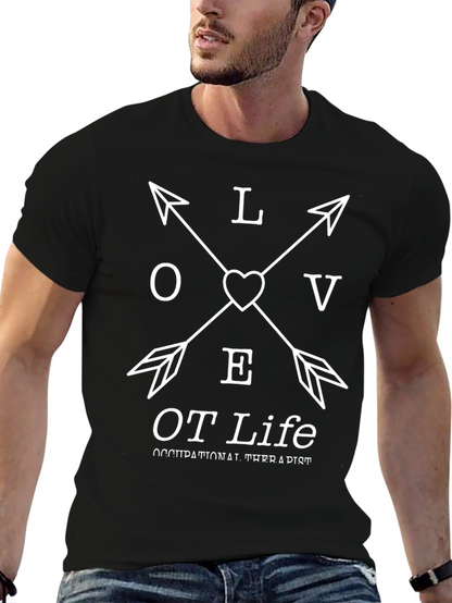 Camiseta LOVE OT Life - Terapeuta Ocupacional