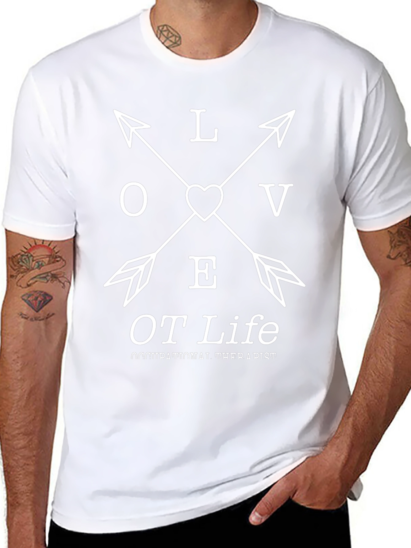 Camiseta LOVE OT Life - Terapeuta Ocupacional