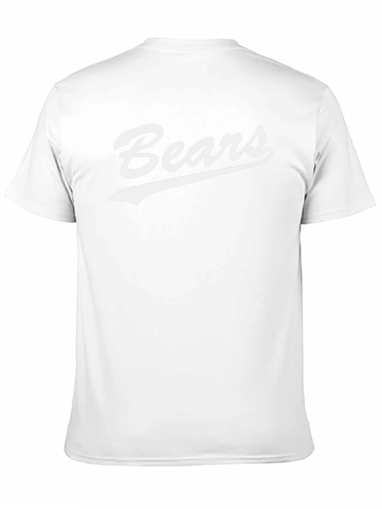 Camiseta Negra Bears Estilo Retro para Hombre