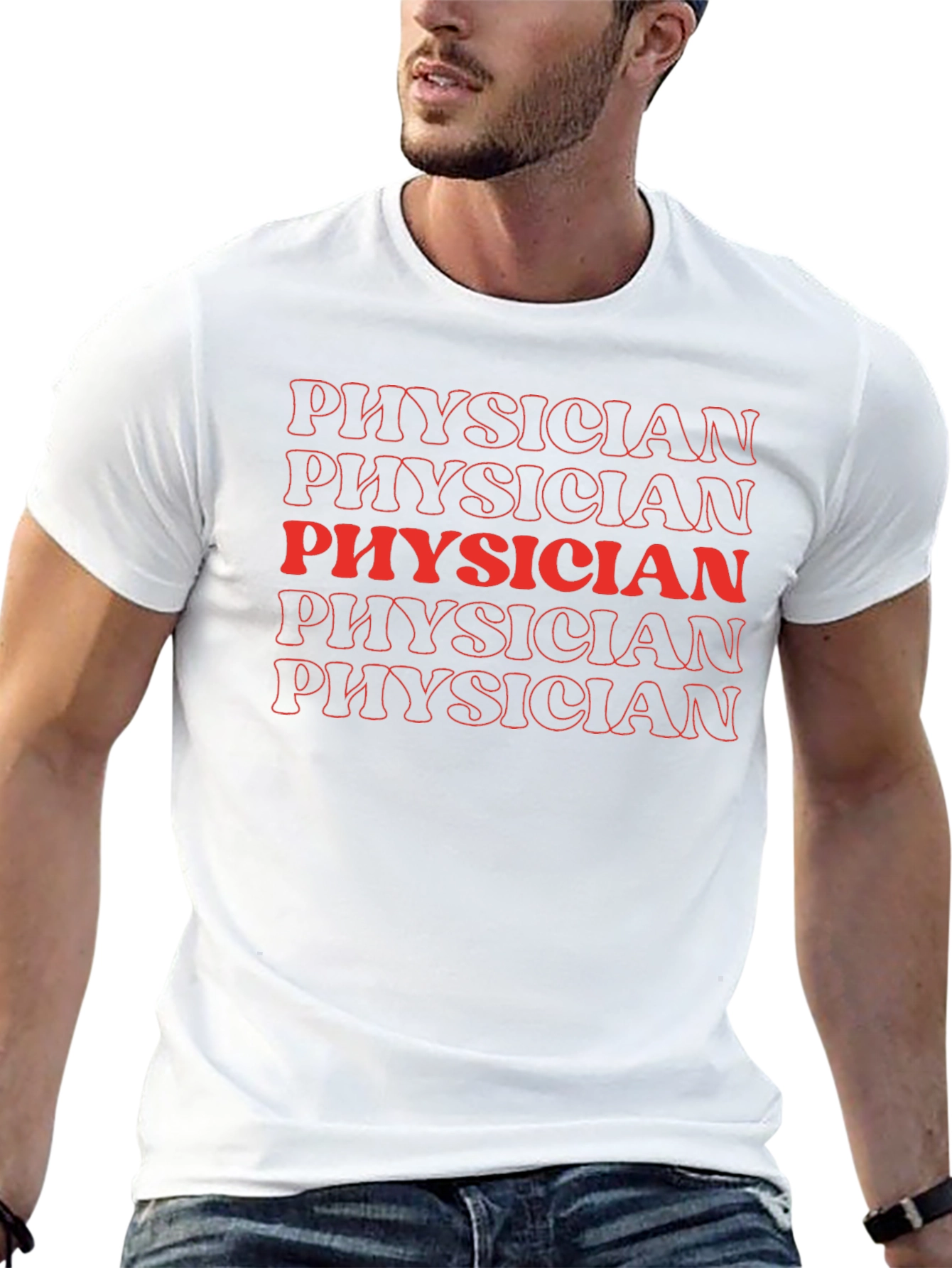 Camiseta Médicos Diseño Retro - Estilo Casual