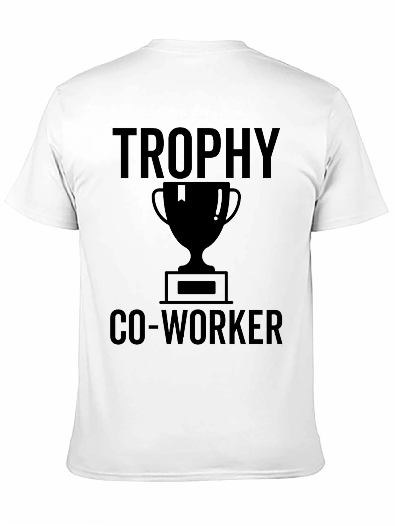 Camiseta Negra: Trofeo Co-worker