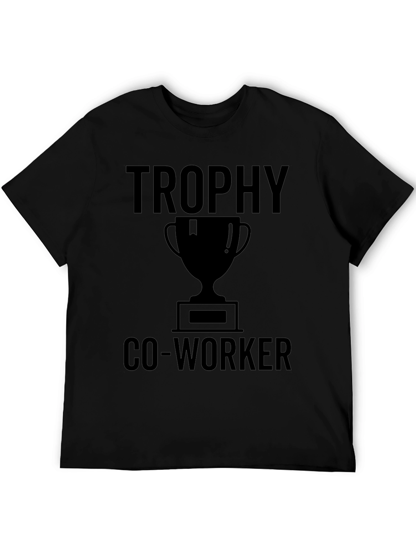 Camiseta Negra: Trofeo Co-worker