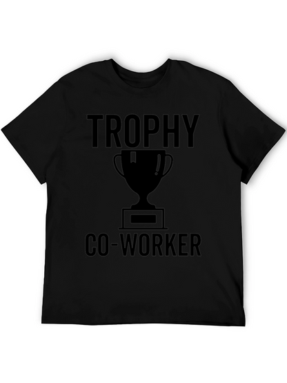 Camiseta Negra: Trofeo Co-worker