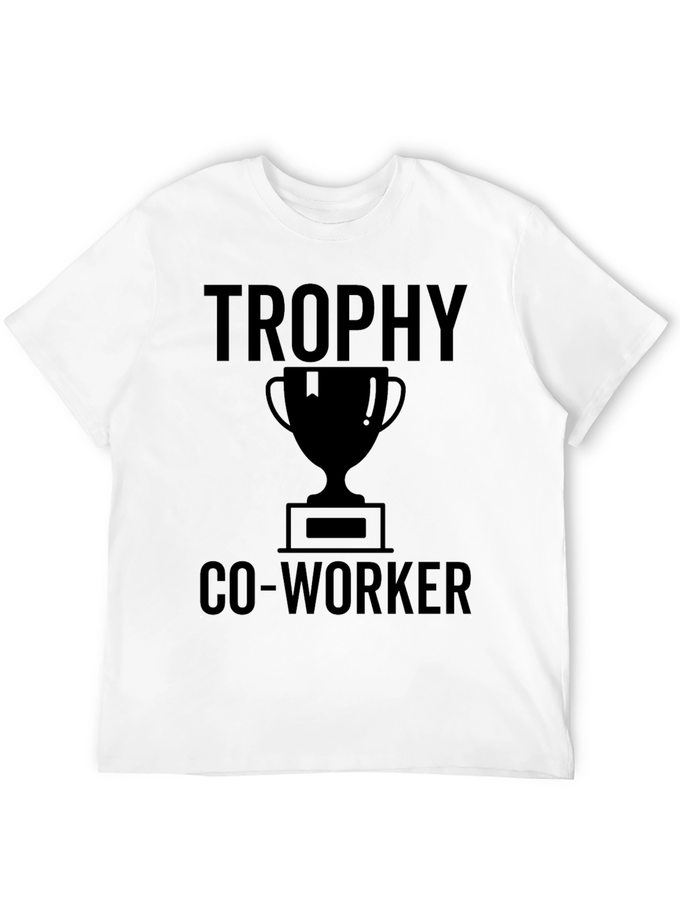 Camiseta Negra: Trofeo Co-worker