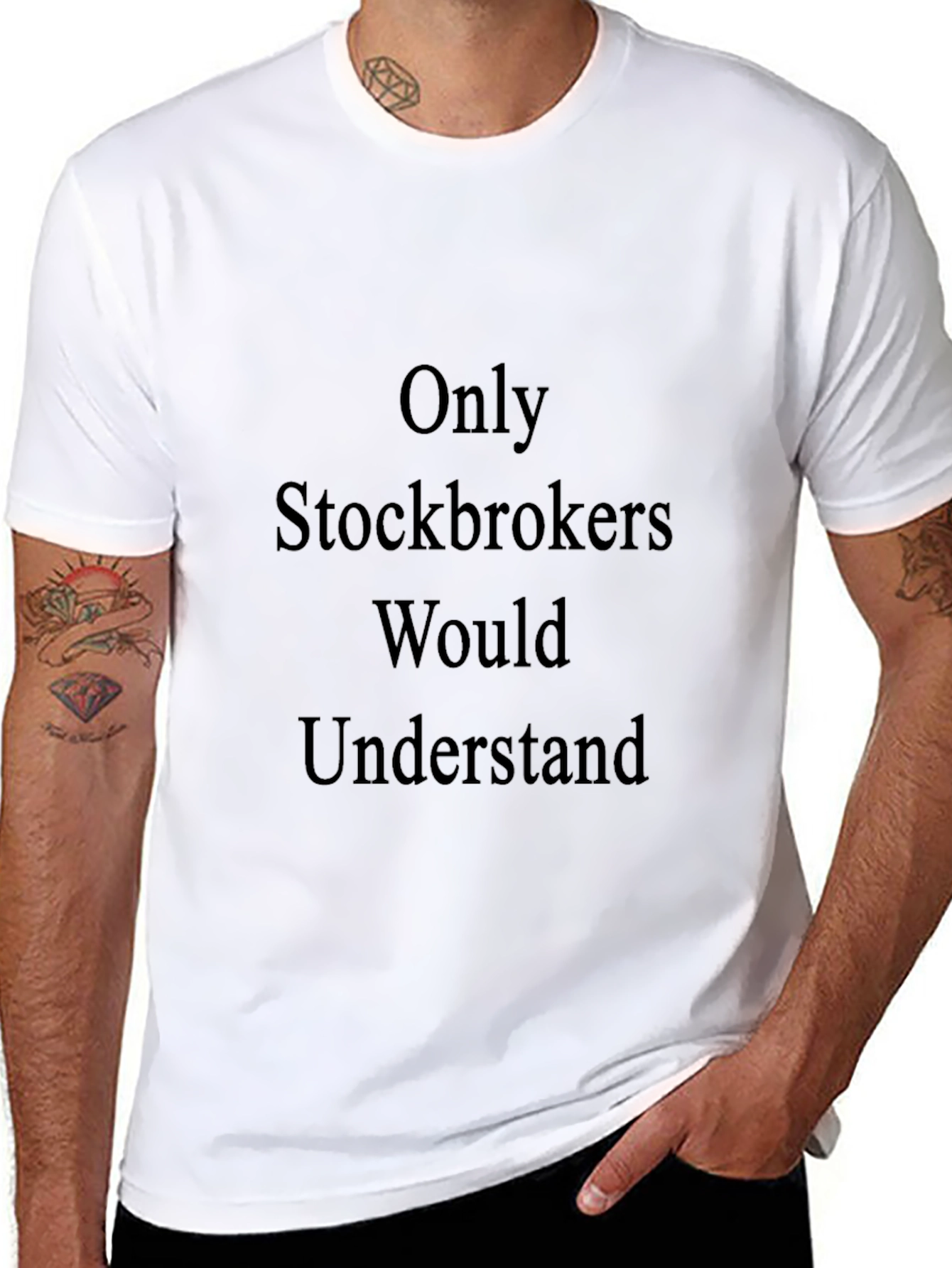 Camiseta Negra: Solo Stockbrokers Entenderían