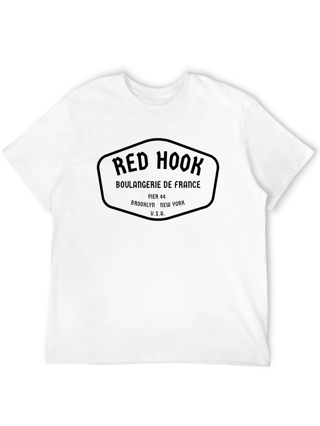 Camiseta Negra Red Hook Boulangerie de France Hombre