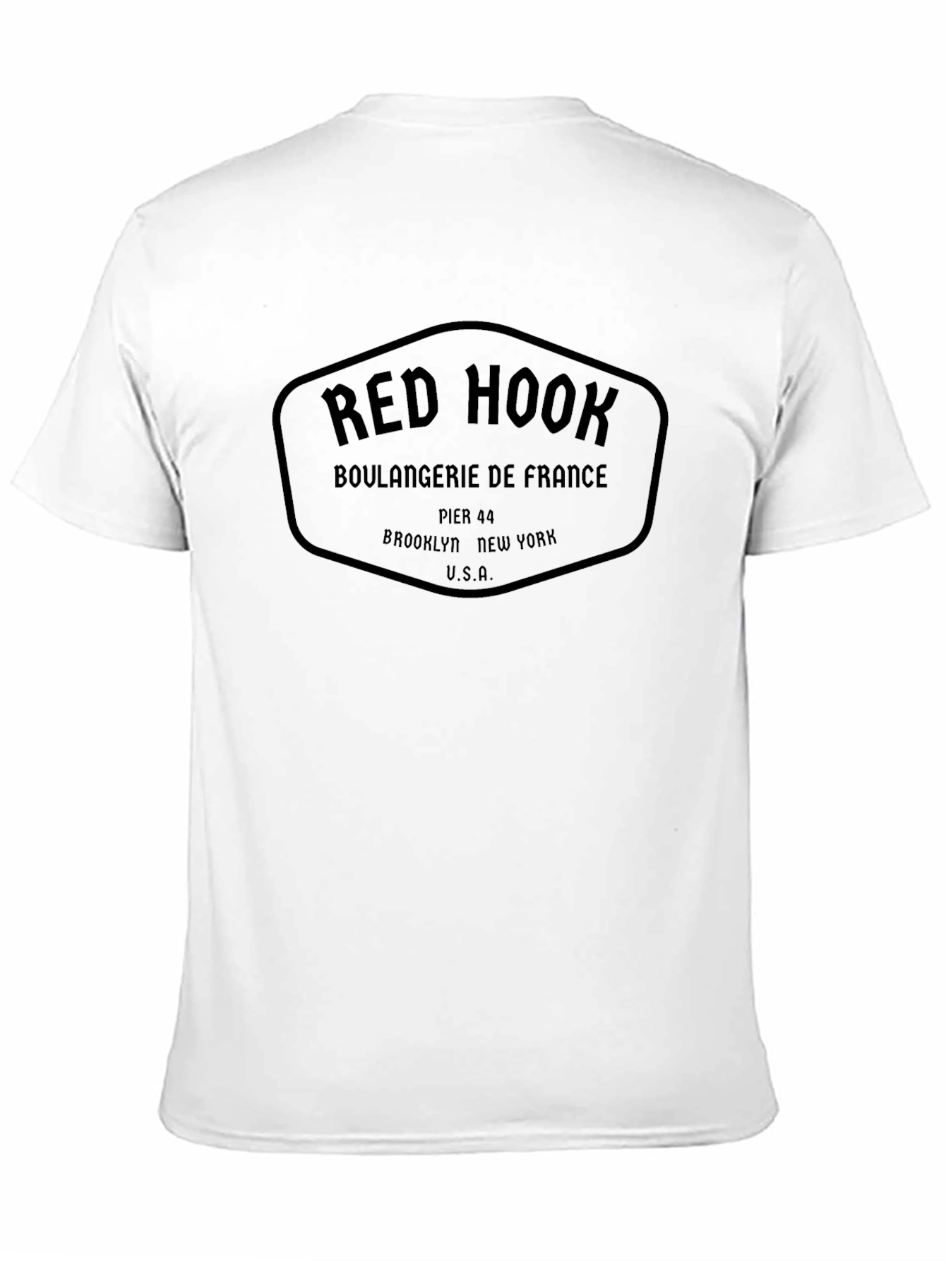 Camiseta Negra Red Hook Boulangerie de France Hombre