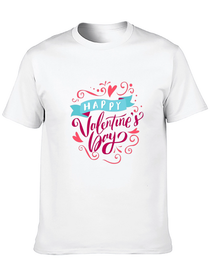 Camiseta Negra Feliz Día de San Valentín