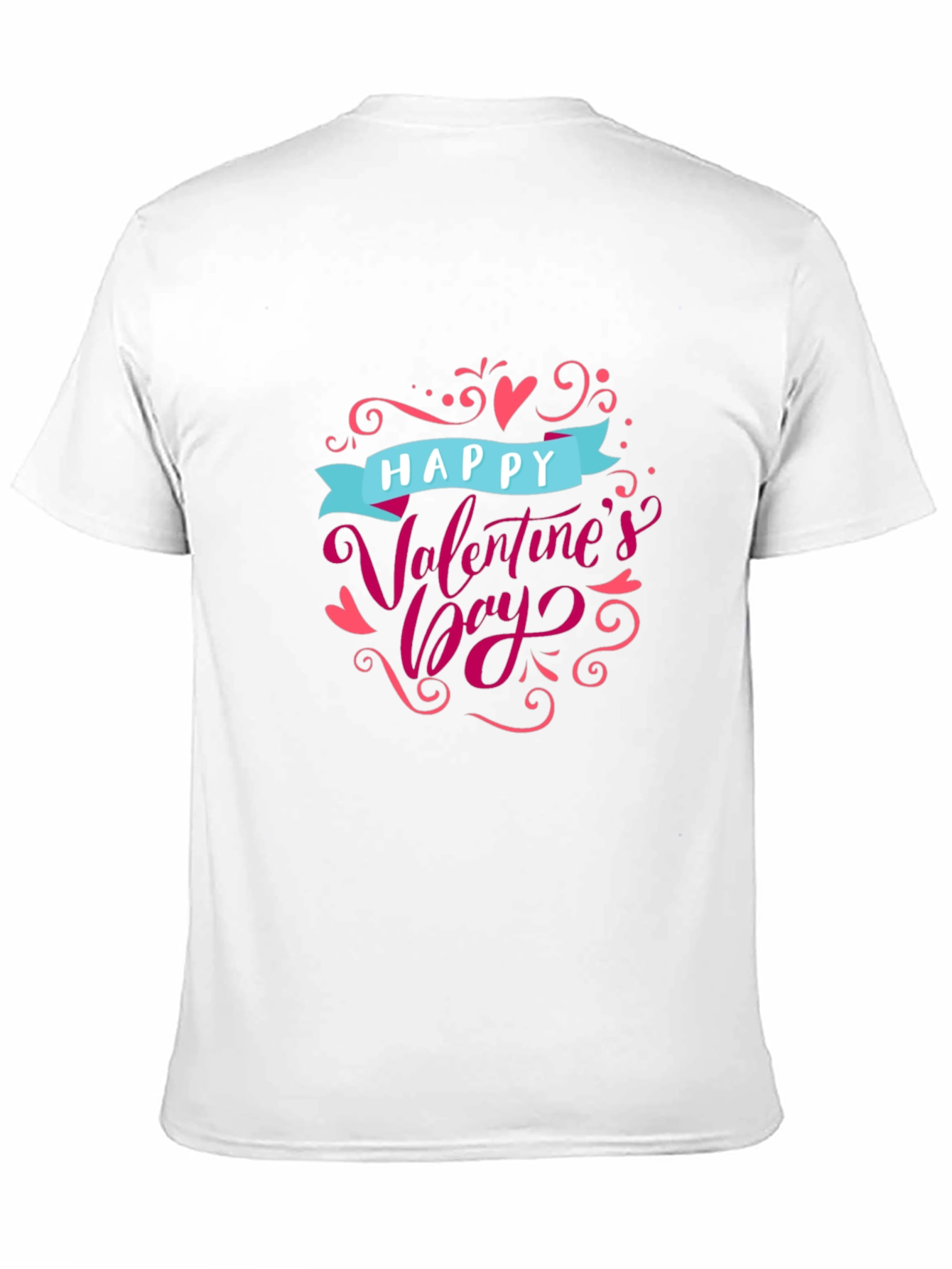 Camiseta Negra Feliz Día de San Valentín
