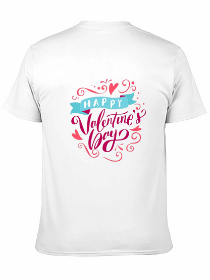 Camiseta Negra Feliz Día de San Valentín