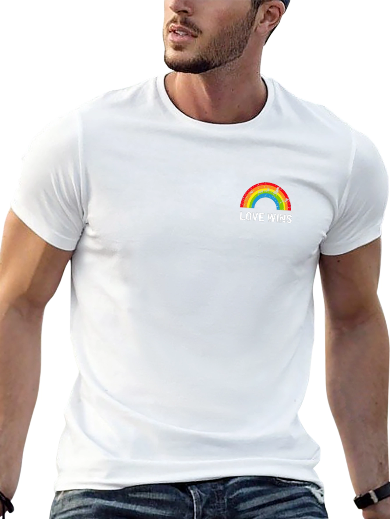 Camiseta Negra Love Wins Orgullo LGBTQ+