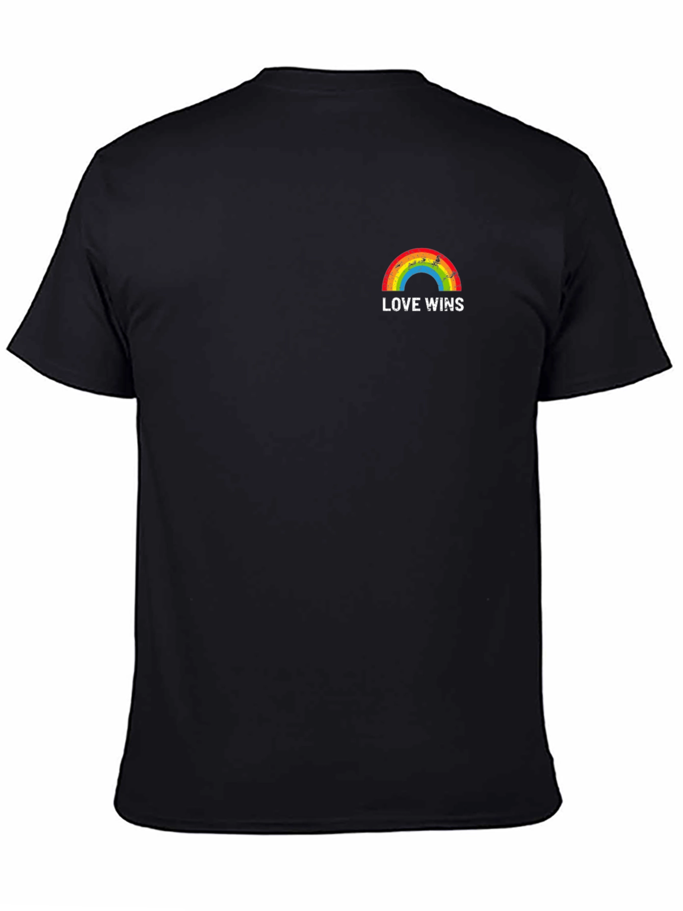 Camiseta Negra Love Wins Orgullo LGBTQ+