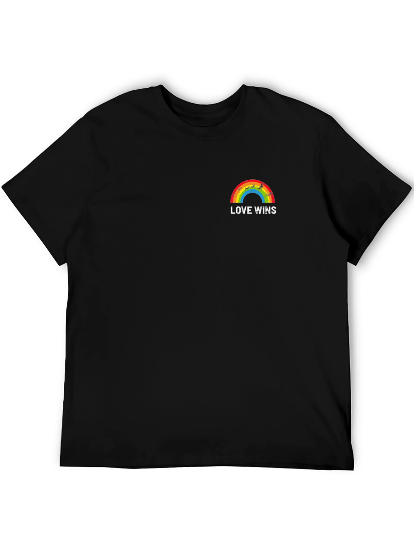 Camiseta Negra Love Wins Orgullo LGBTQ+