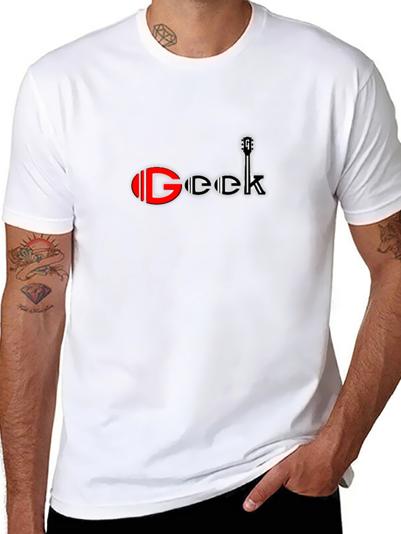 Camiseta Negra Geek con Diseño Original