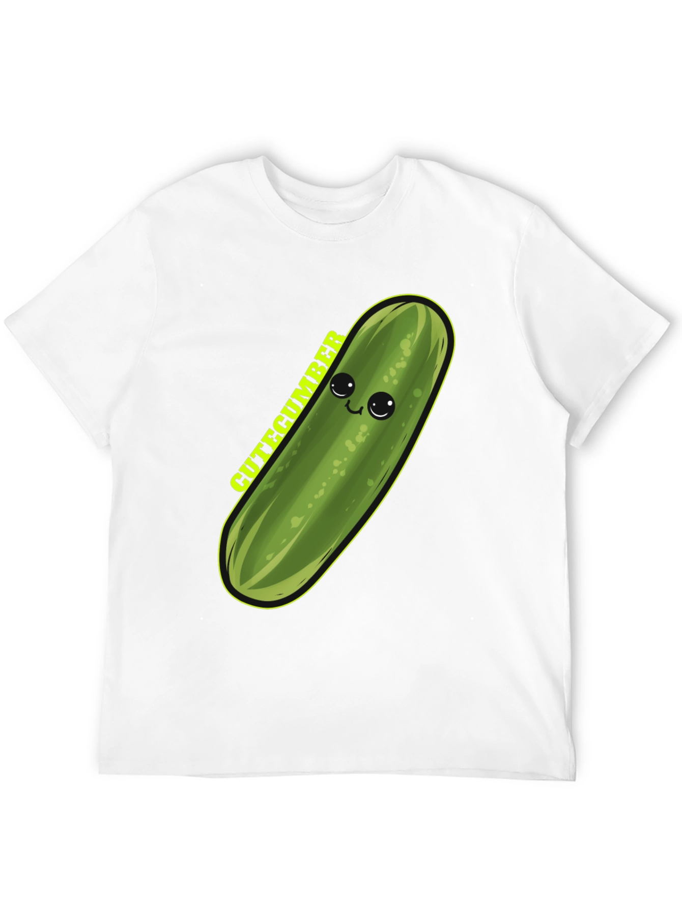 Camiseta Negra Cutecumber Kawaii