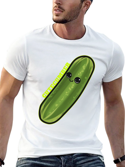 Camiseta Negra Cutecumber Kawaii