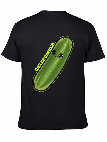 Camiseta Negra Cutecumber Kawaii