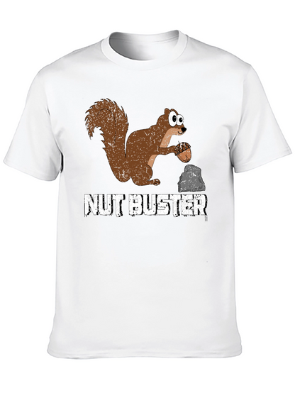 Camiseta Negra Nut Buster con Ardilla