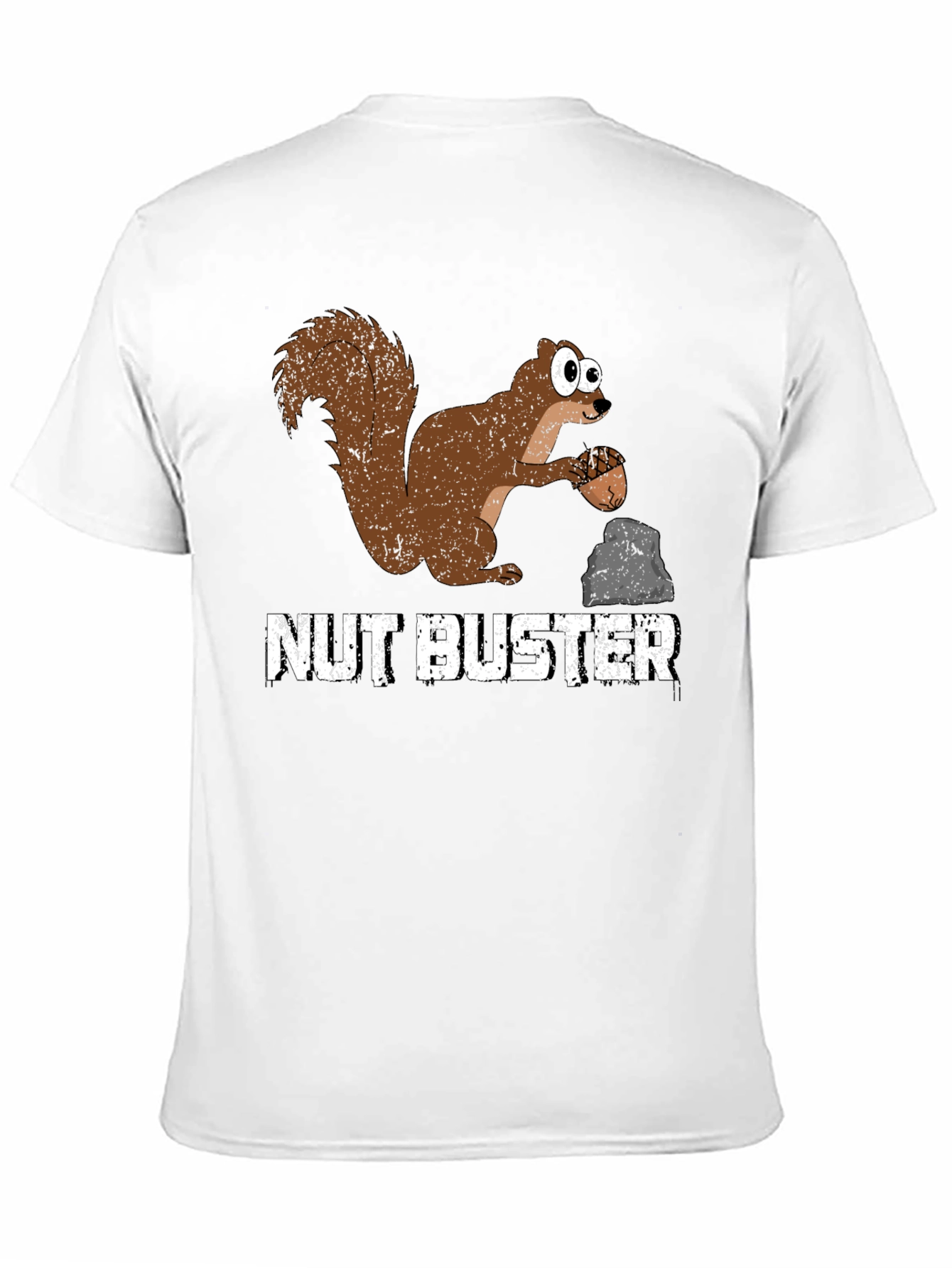 Camiseta Negra Nut Buster con Ardilla