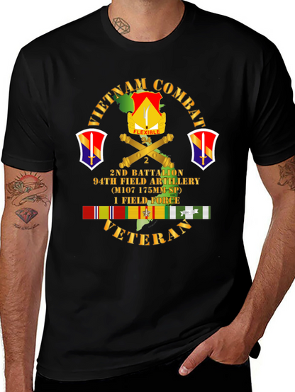 Camiseta Vietnam Combat Veteran 2do Batallón