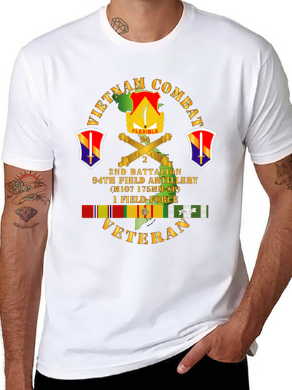 Camiseta Vietnam Combat Veteran 2do Batallón