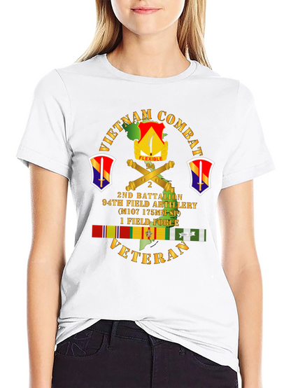 Camiseta Vietnam Combat Veteran 2do Batallón
