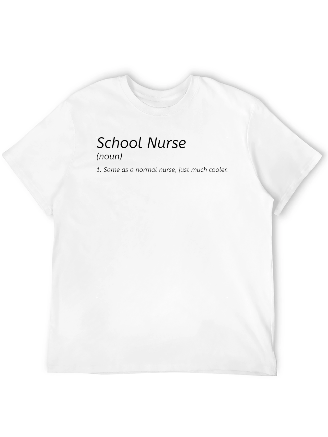 Camiseta Negra School Nurse Divertida
