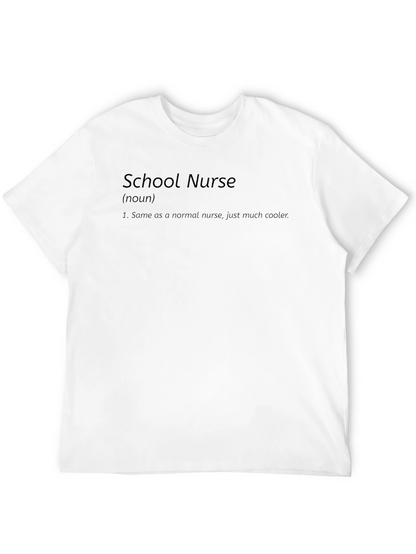 Camiseta Negra School Nurse Divertida