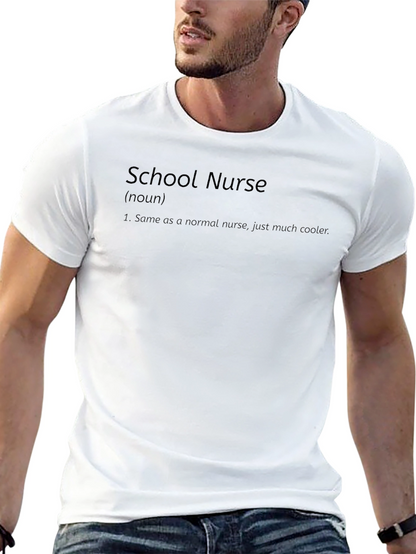 Camiseta Negra School Nurse Divertida