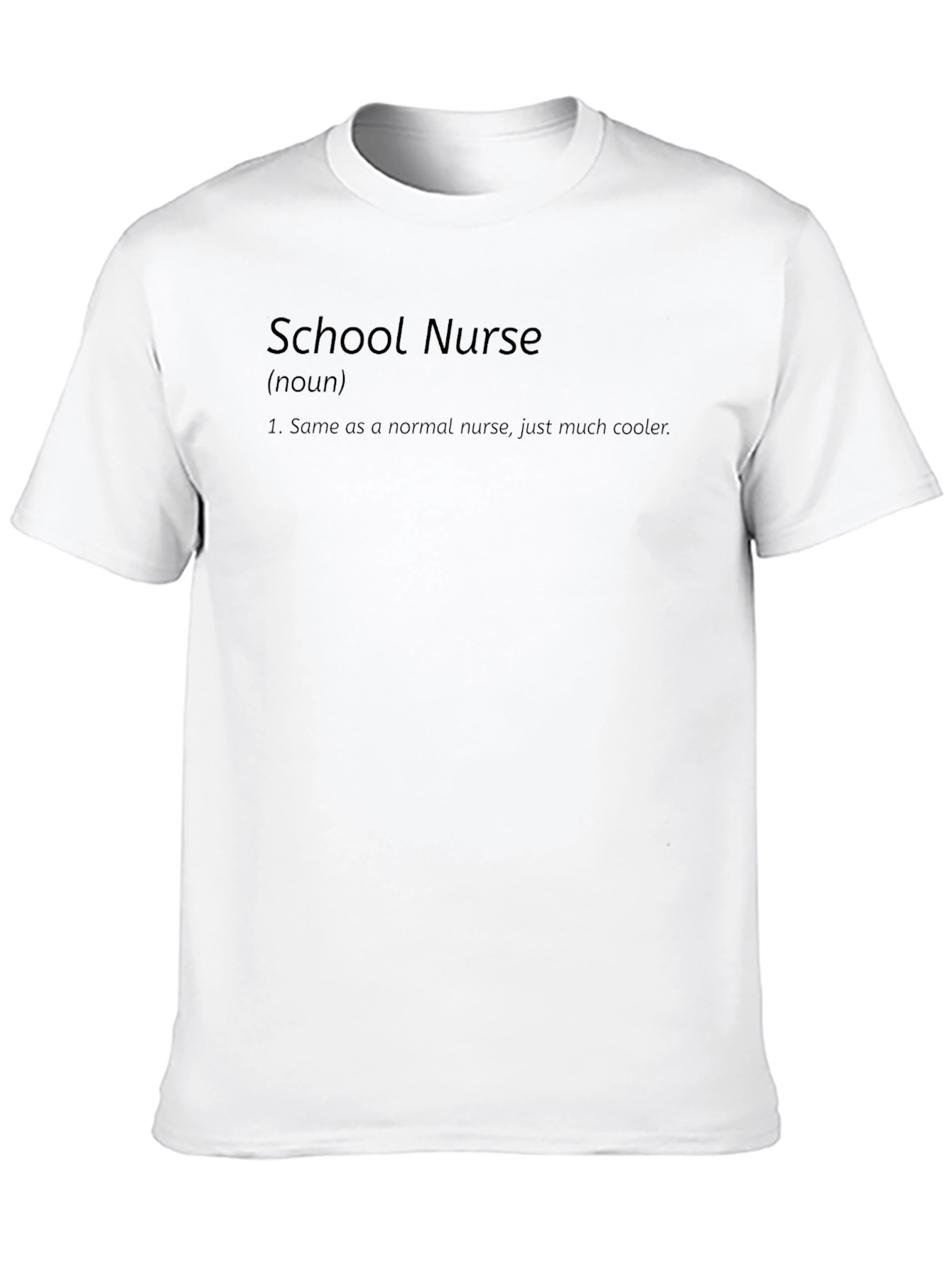 Camiseta Negra School Nurse Divertida