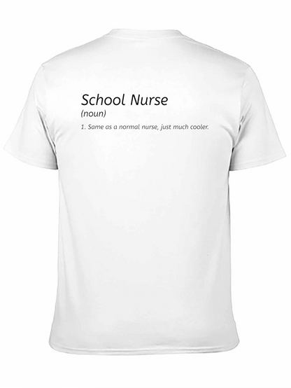 Camiseta Negra School Nurse Divertida